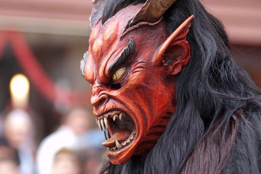 Freiburg, Germany - February 15 : Mask parade at the historical carnival on February 15, 2010 in Freiburg, Germany