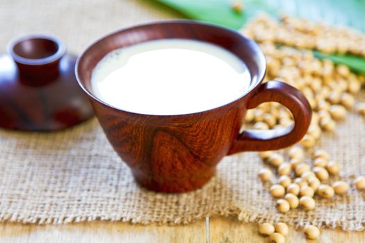 Soy milk (Soya milk) by fresh soy beans