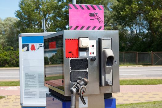 auto gas filling gun in lpg filling station