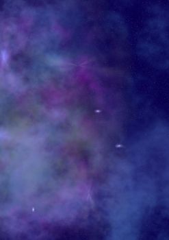 Small part of an infinite star field of space in the Universe. "Elements of this image furnished by NASA".