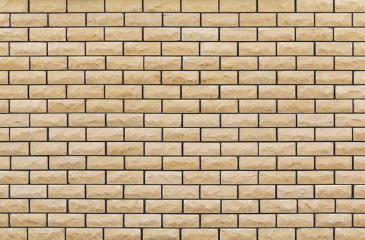 New and Clean yellow Brick Wall 