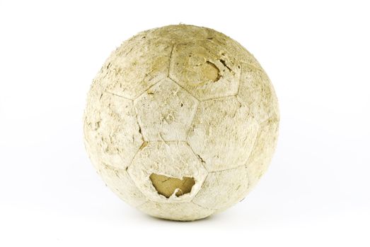 Old soccer ball