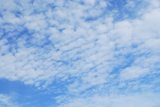 Cloud in blue sky