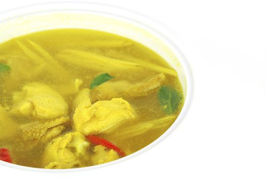 Hot and sour soup of Chicken