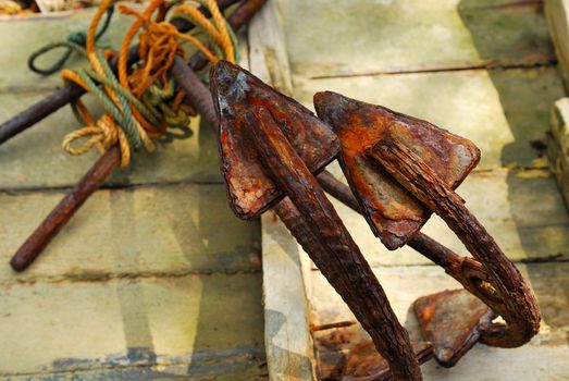 Rusty anchor