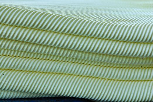 Fresh rubber sheets