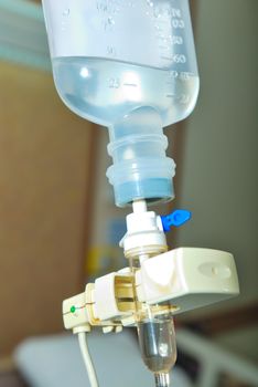 Drug and saline dropper intravenous use