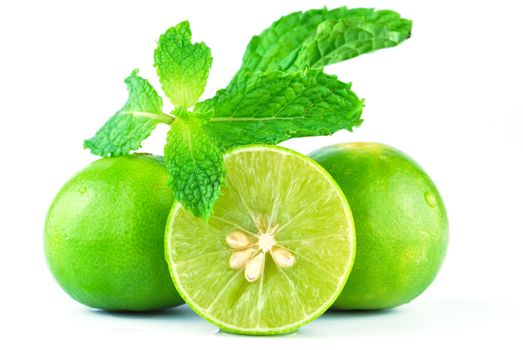 Limes and mint