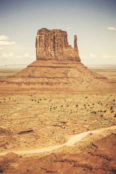 Monument Valley with special photographic processing, USA 