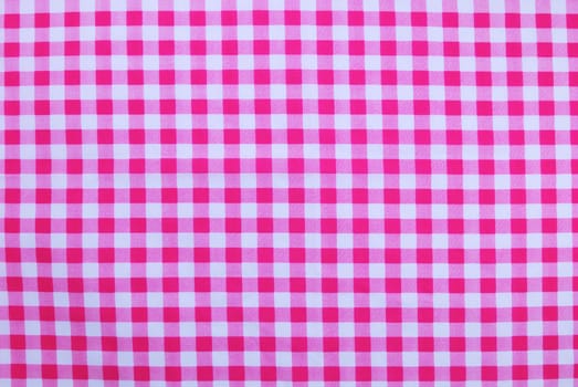 Pink checkered tablecloth texture