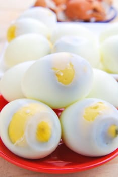 Boiled eggs