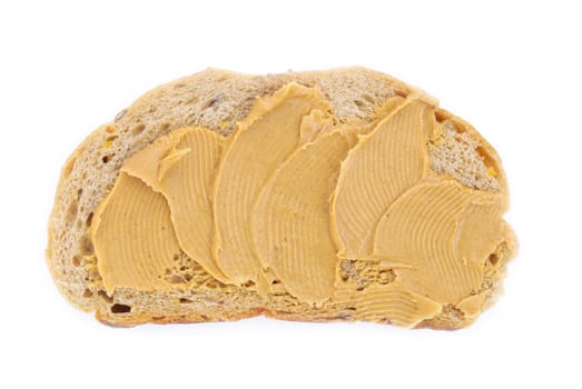 Peanut butter and whole grain , whole wheat bread