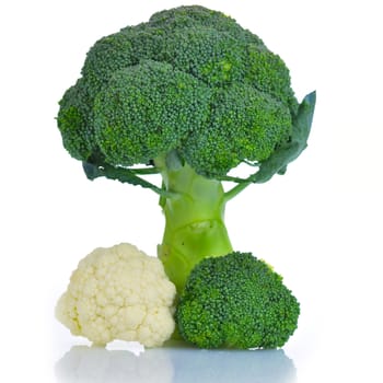 cauliflower and broccoli vegettable