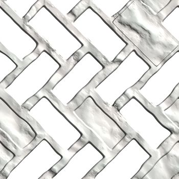 Seamless tileable decorative 3d abstract background pattern.