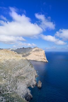 Sea near Cape Formentor in Mallorca, Balearic island, Spain