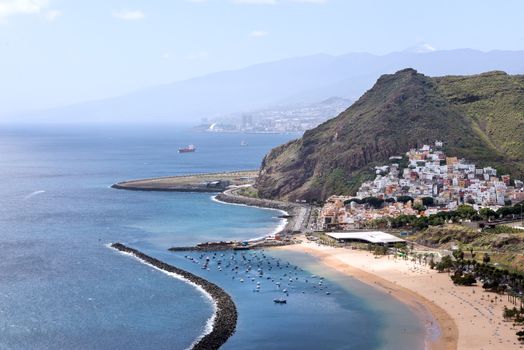 San Andres and Teresitas beach on Tenerife Island Spain