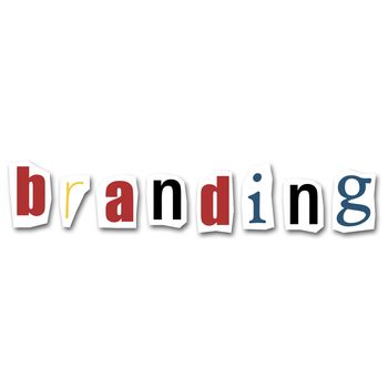 creative divided word - Branding