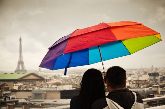 tourists in Paris