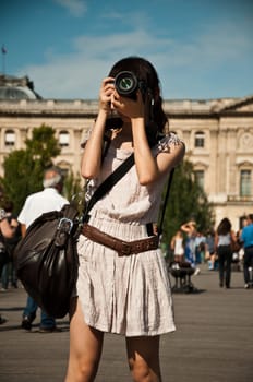 tourist in Paris