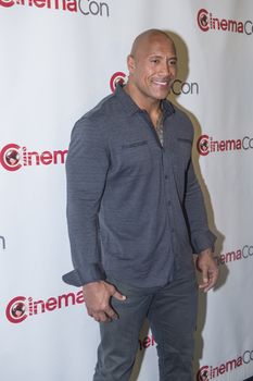 LAS VEGAS, NV - MARCH 24:  Dwayne Johnson (The Rock) arrives at the 2014 CinemaCon Paramount opening night presentation at Caesars Palace on March 24, 2014 in Las Vegas, Nevada