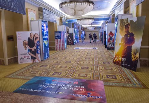 LAS VEGAS - MARCH 25: General trade show atmosphere at CinemaCon, the official convention of the National Association of Theatre Owners, at Caesars Palace on March 25, 2014 in Las Vegas , Nevada