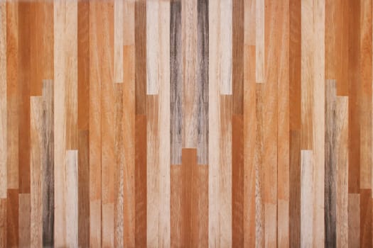 Wood texture on floor surface.