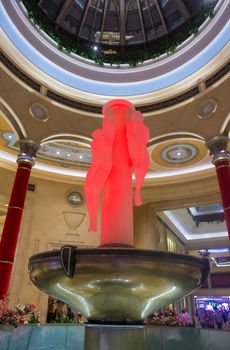 LAS VEGAS - MARCH 15 : The interior of Palazzo hotel and Casino on March 15, 2014 in Las Vegas. Palazzo hotel opened in 2008 and it is the tallest completed building in Las Vegas