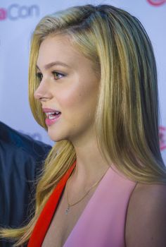 LAS VEGAS, NV - MARCH 24: actress Nicola Peltz arrives at the 2014 CinemaCon Paramount opening night presentation at Caesars Palace on March 24, 2014 in Las Vegas, Nevada