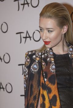 LAS VEGAS, NV - APRIL 05: Recording artist and model Iggy Azalea arrives at the Tao Nightclub at The Venetian Las Vegas on April 5, 2014 in Las Vegas, Nevada