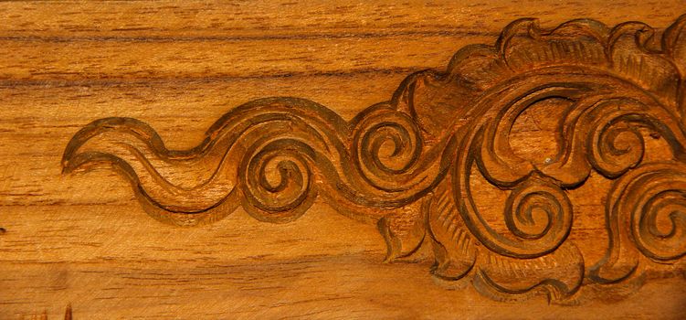 Pattern wood craft texture for decor Thailand style