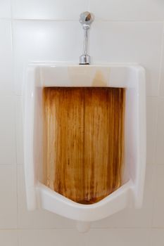 Dirty Urinal in Toilet