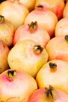 Pomegranate in market