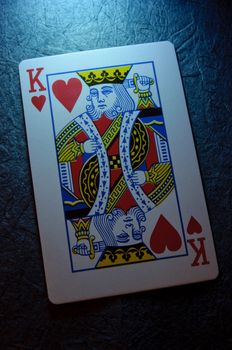 King of hearts close up 