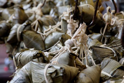 Chinese Rice Dumplings in market