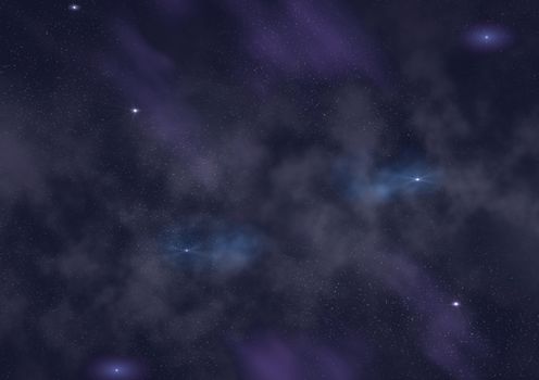 Star field in space a nebulae and a gas congestion. "Elements of this image furnished by NASA".