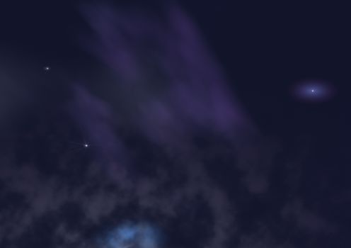 Small part of an infinite star field of space in the Universe. "Elements of this image furnished by NASA".