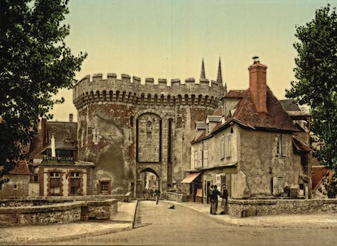 Guillaume gate, Chartres, France,