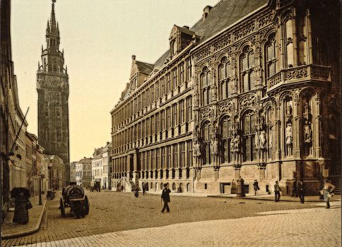 Hotel de ville, Ghent, Belgium,