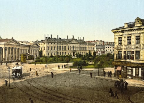 Krasinski Place, Warsaw,Poland,