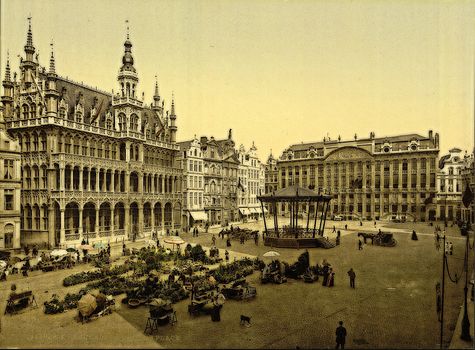 La Grande Place, Brussels, Belgium,