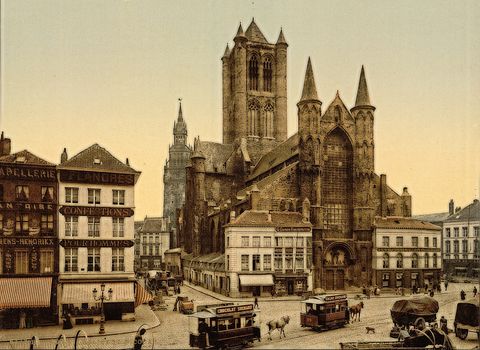 St. Nicolas Church, Ghent, Belgium,