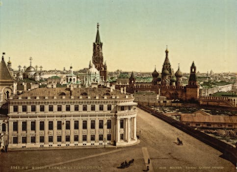 The Czar's place, Kremlin, Moscow, Russia,