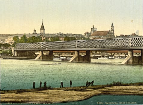 The Iron bridge, Warsaw,Poland,