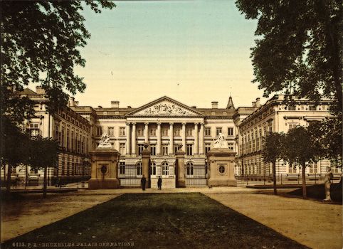 The Palace of Nations, Brussels, Belgium,