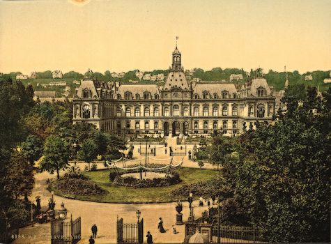 Hotel de ville, Havre, France,