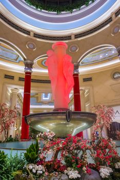 LAS VEGAS - MARCH 15 : The interior of Palazzo hotel and Casino on March 15, 2014 in Las Vegas. Palazzo hotel opened in 2008 and it is the tallest completed building in Las Vegas