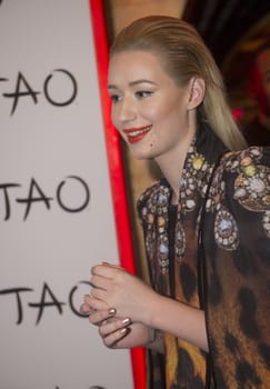 LAS VEGAS, NV - APRIL 05: Recording artist and model Iggy Azalea arrives at the Tao Nightclub at The Venetian Las Vegas on April 5, 2014 in Las Vegas, Nevada