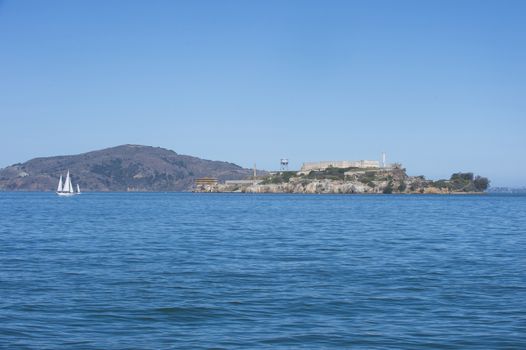 Alcatraz Island as seen from San Francisco