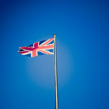 Vintage retro looking Union Jack national flag of the United Kingdom (UK)