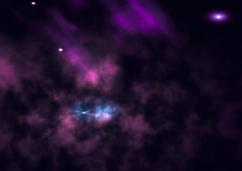 Small part of an infinite star field of space in the Universe. "Elements of this image furnished by NASA".